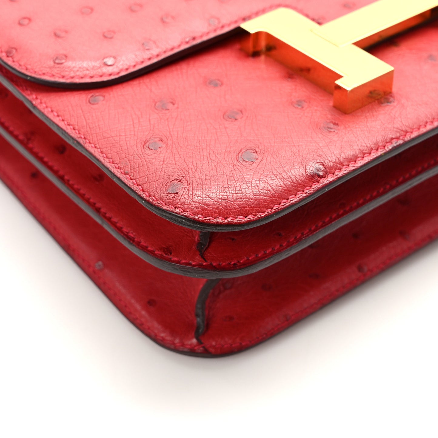 Ostrich Constance 24 Rouge Vif