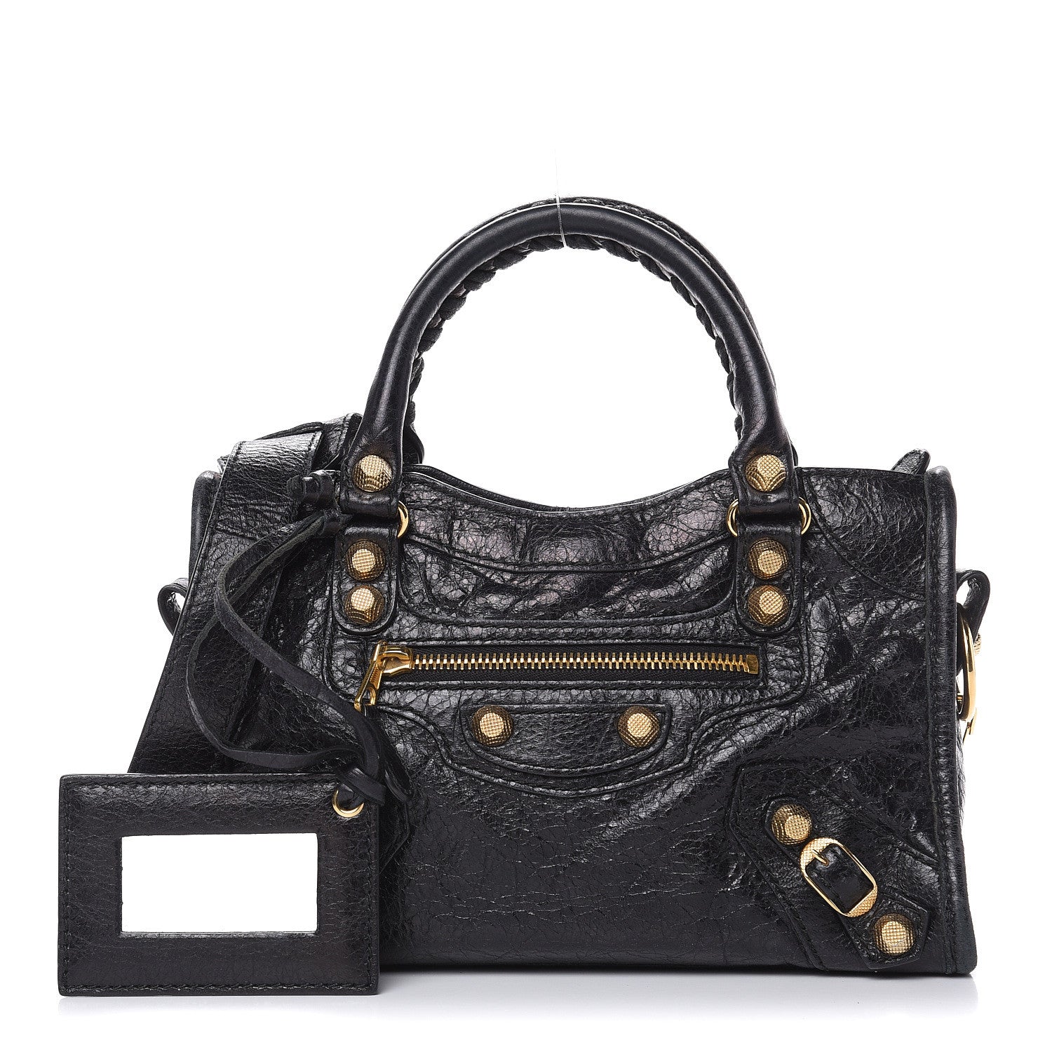 Balenciaga Agneau Giant 12 Gold Hardware Mini City Black 2 of 13