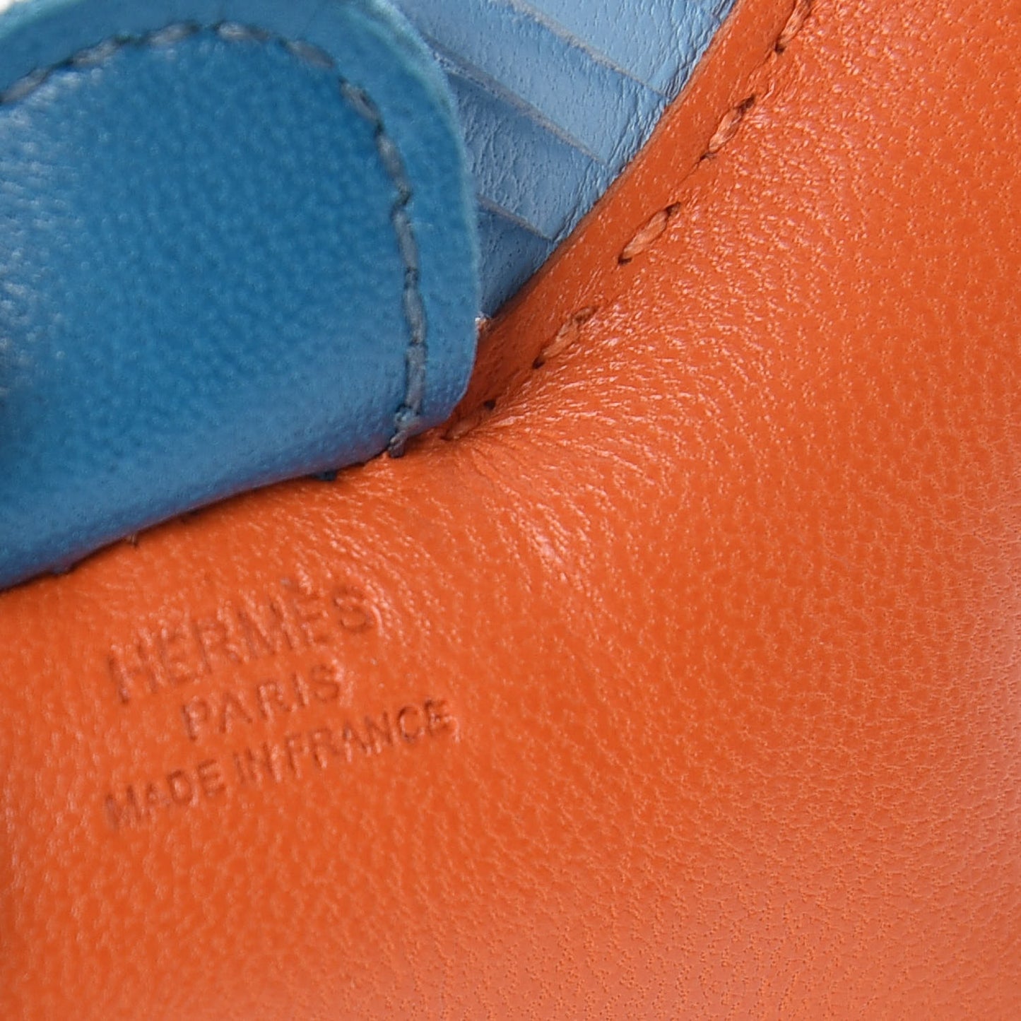 Milo Lambskin Grigri Rodeo Horse Bag Charm PM Feu Celeste Bleu Izmir