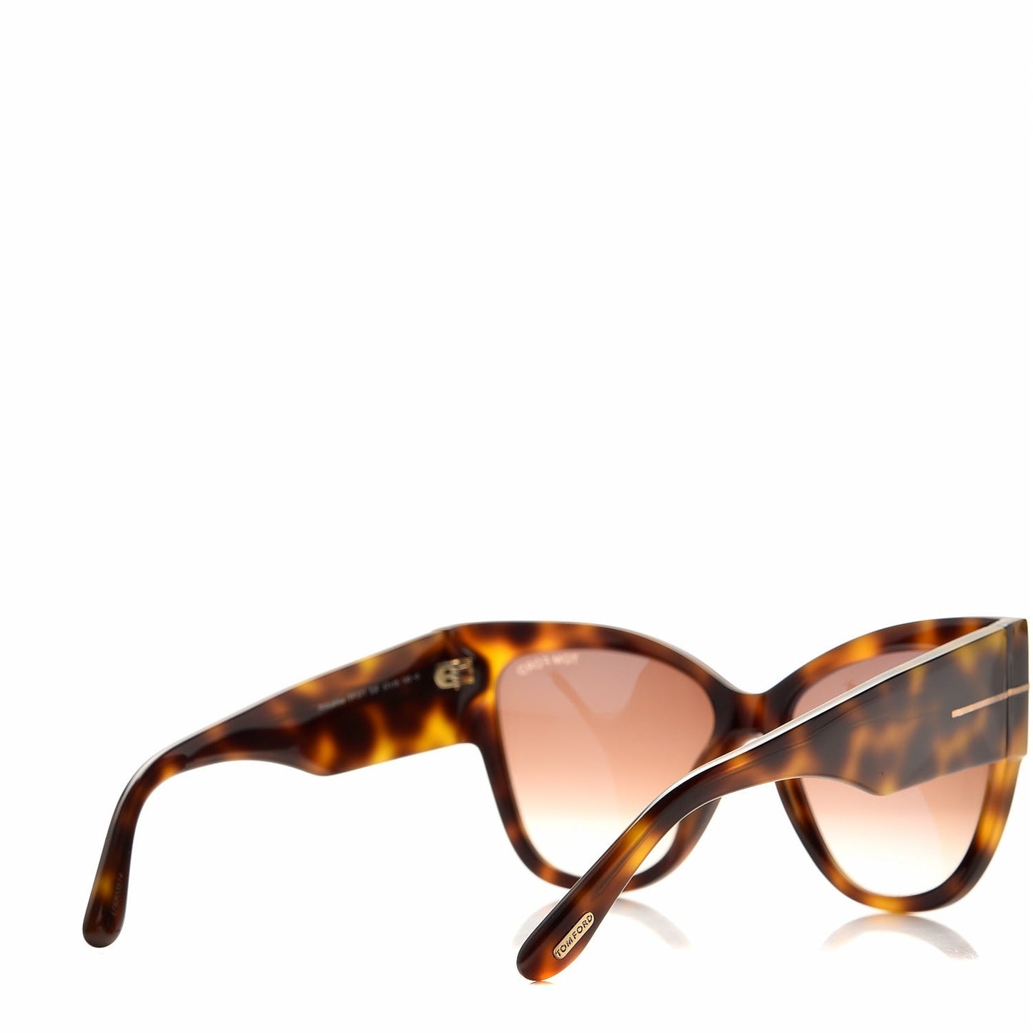 Acetate Anoushka Cat Eye Sunglasses TF371 Tortoise Shell