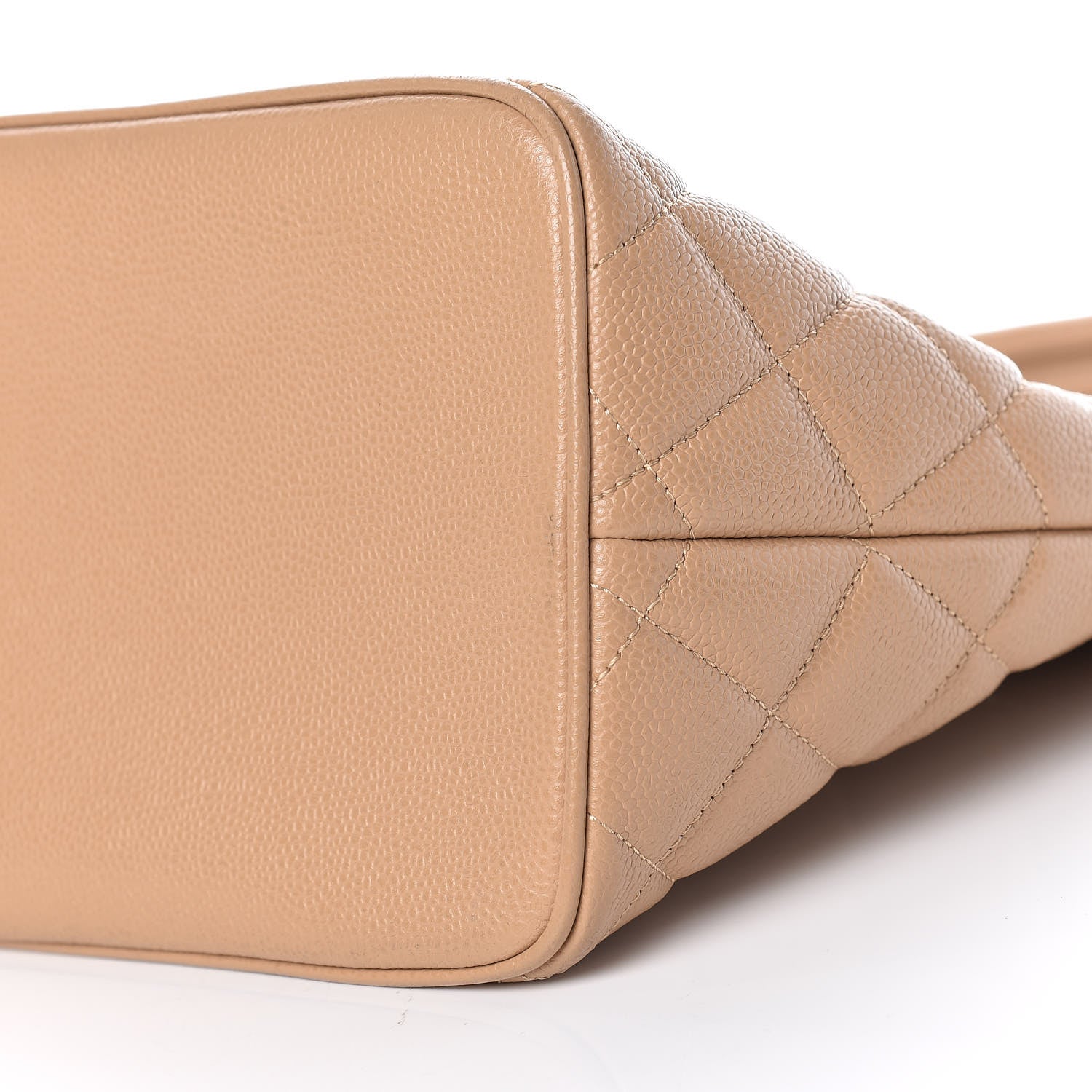 Chanel Caviar Quilted Medallion Tote Beige 9 of 10