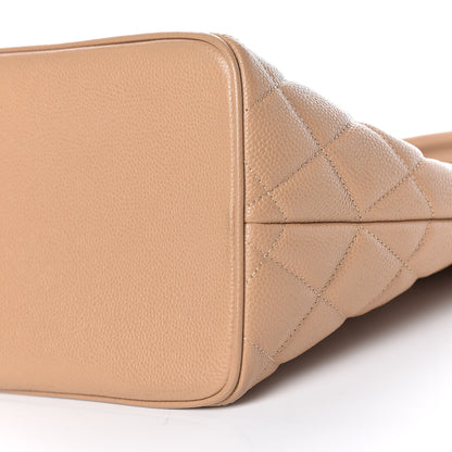 Chanel Caviar Quilted Medallion Tote Beige 9 of 10