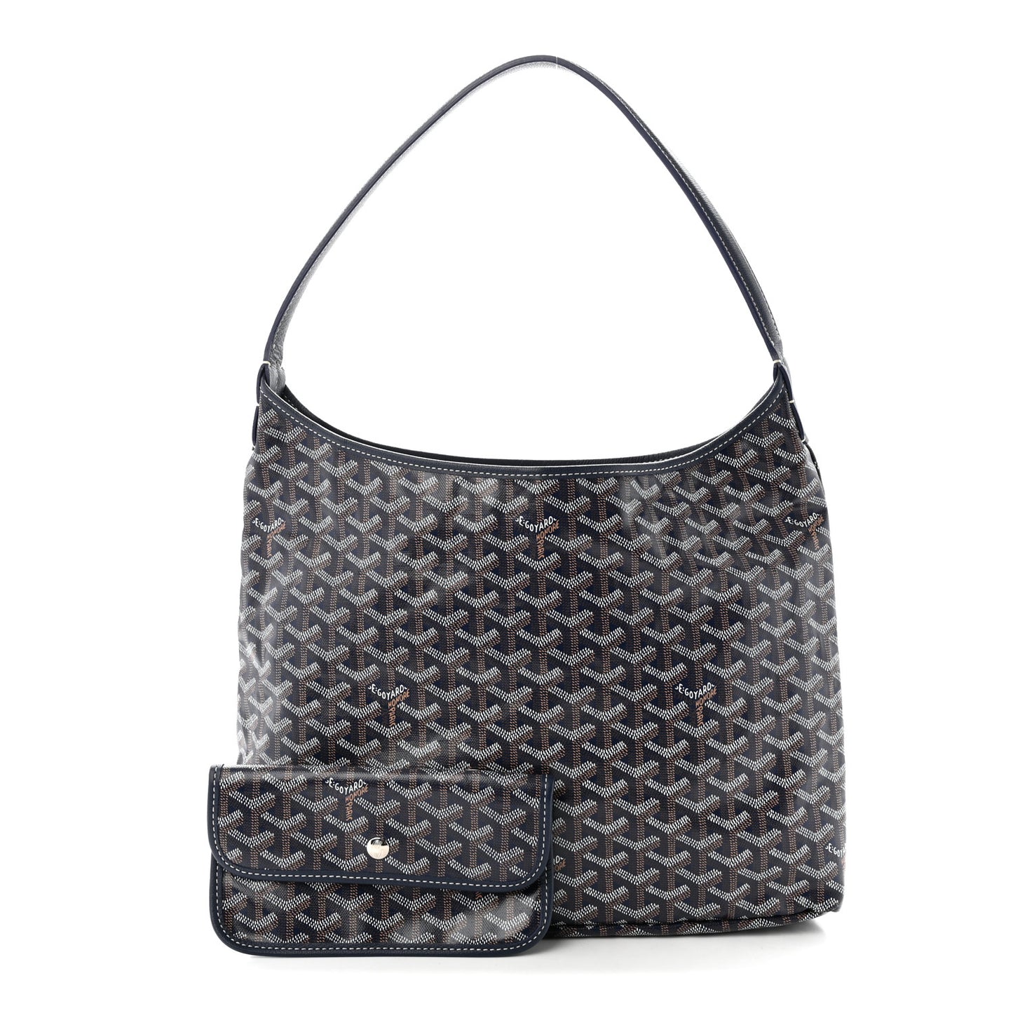 Goyardine Boheme Hobo Navy Blue