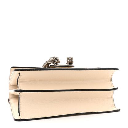 Gucci Textured Calfskin Crystal Bamboo Web Mini Dionysus Top Handle Bag Mystic White 4 of 21