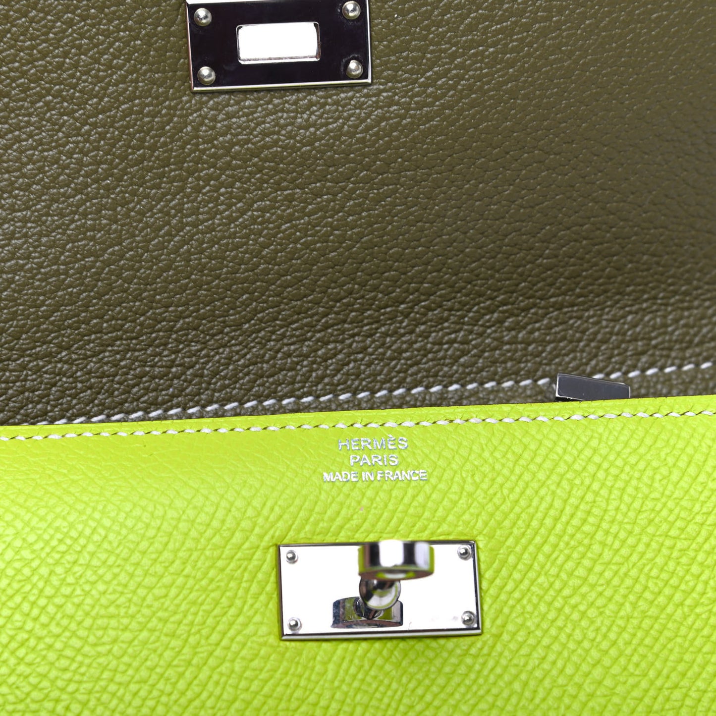 Epsom Verso Medium Kelly Wallet Kiwi Lichen