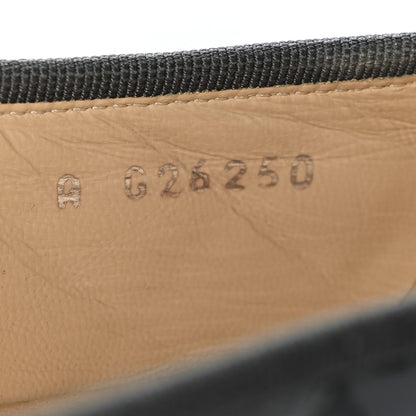 Chanel Patent Calfskin Quilted CC Cap Toe Ballerina Flats 37.5 Grey 6 of 9