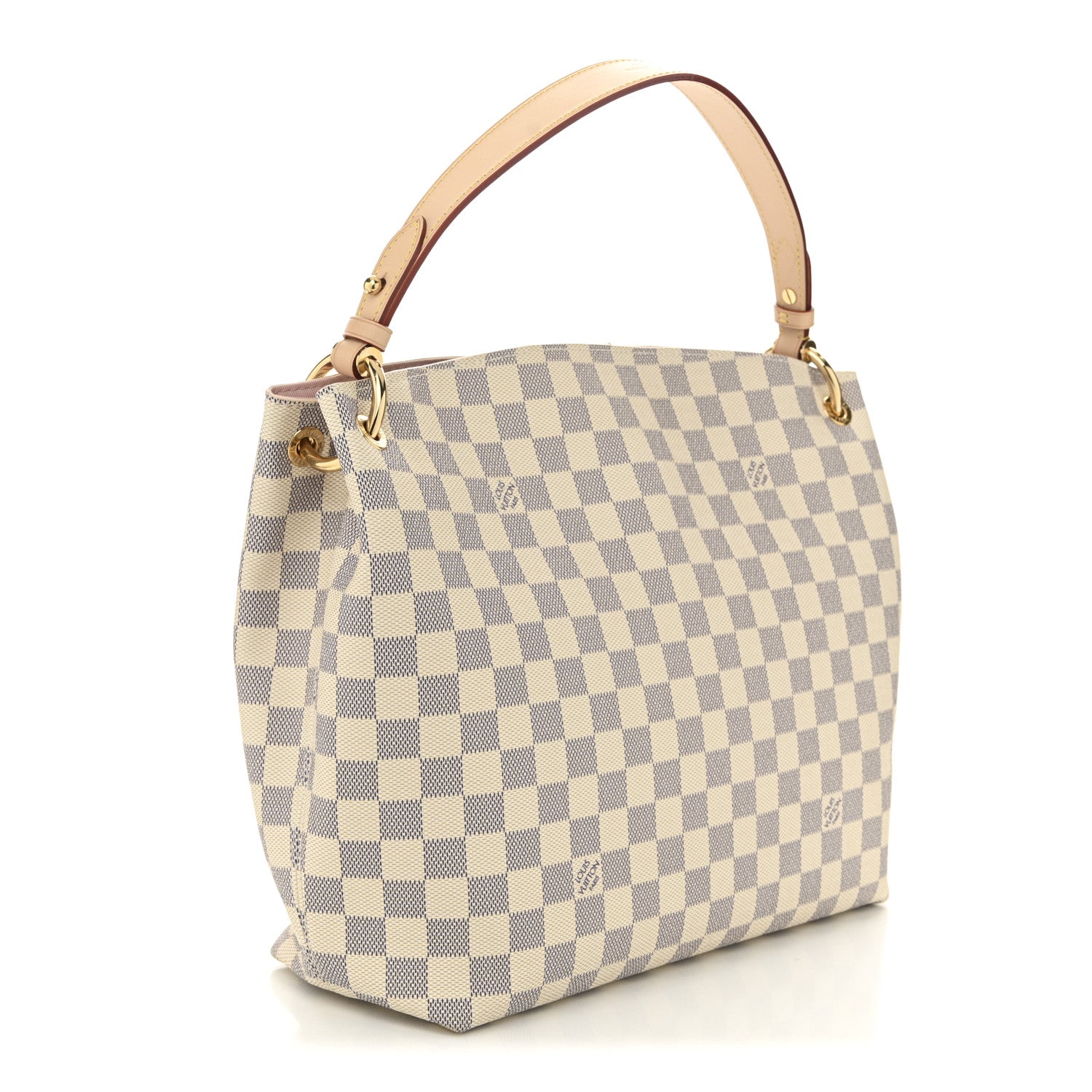 Louis Vuitton Damier Azur Graceful PM Rose Ballerine 3 of 9