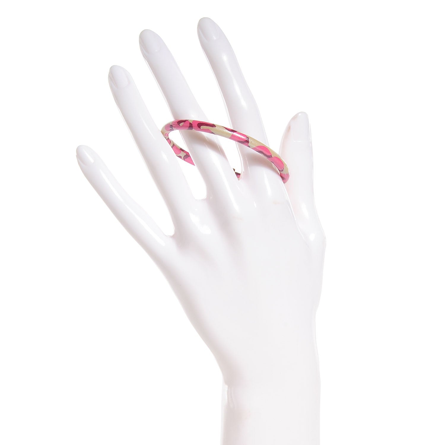 Louis Vuitton Leopard Keep It Bracelet 17 Blanc Corail 2 of 3