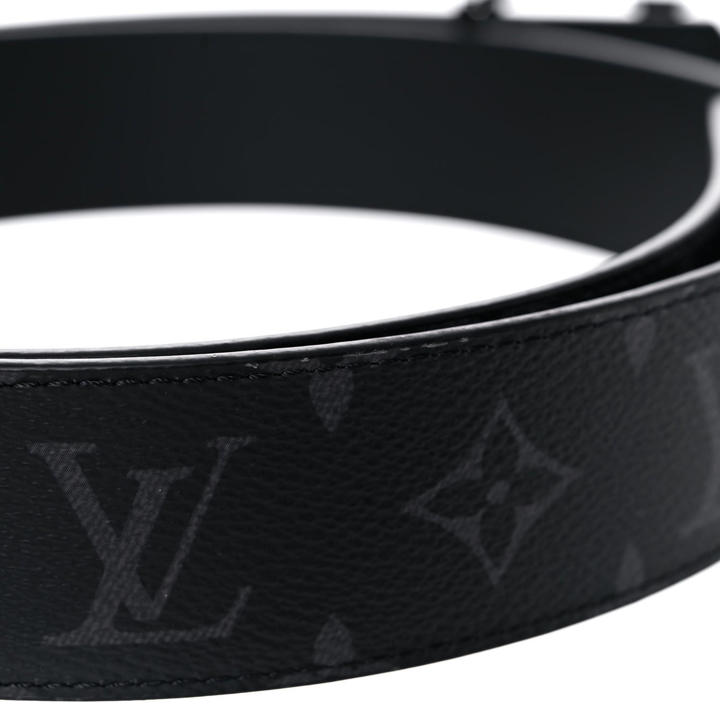 Monogram Eclipse Taigarama 40mm LV Initiales Reversible Belt 105 42 Black