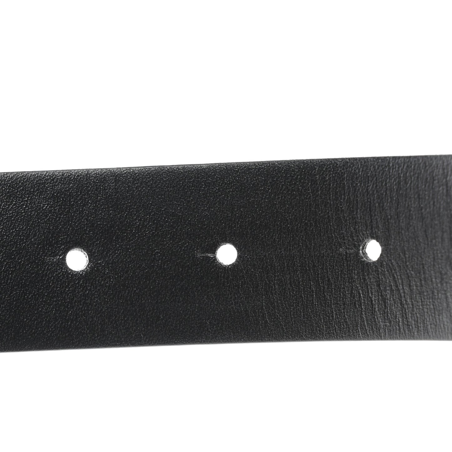 Calfskin CC Chain Belt 80 32 Black Gold