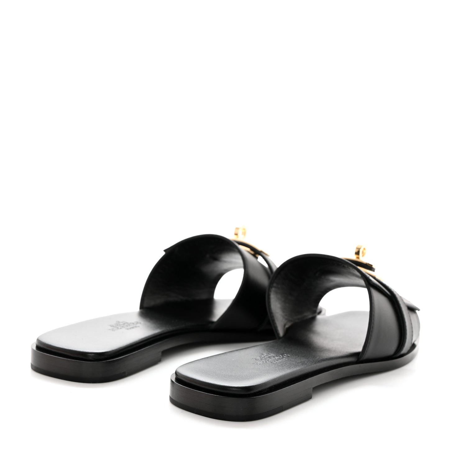 Calfskin Giulia Sandals 36 Black