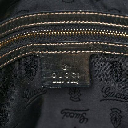 Gucci Coated Canvas Medium Indy Top Handle Hobo Black 6 of 12