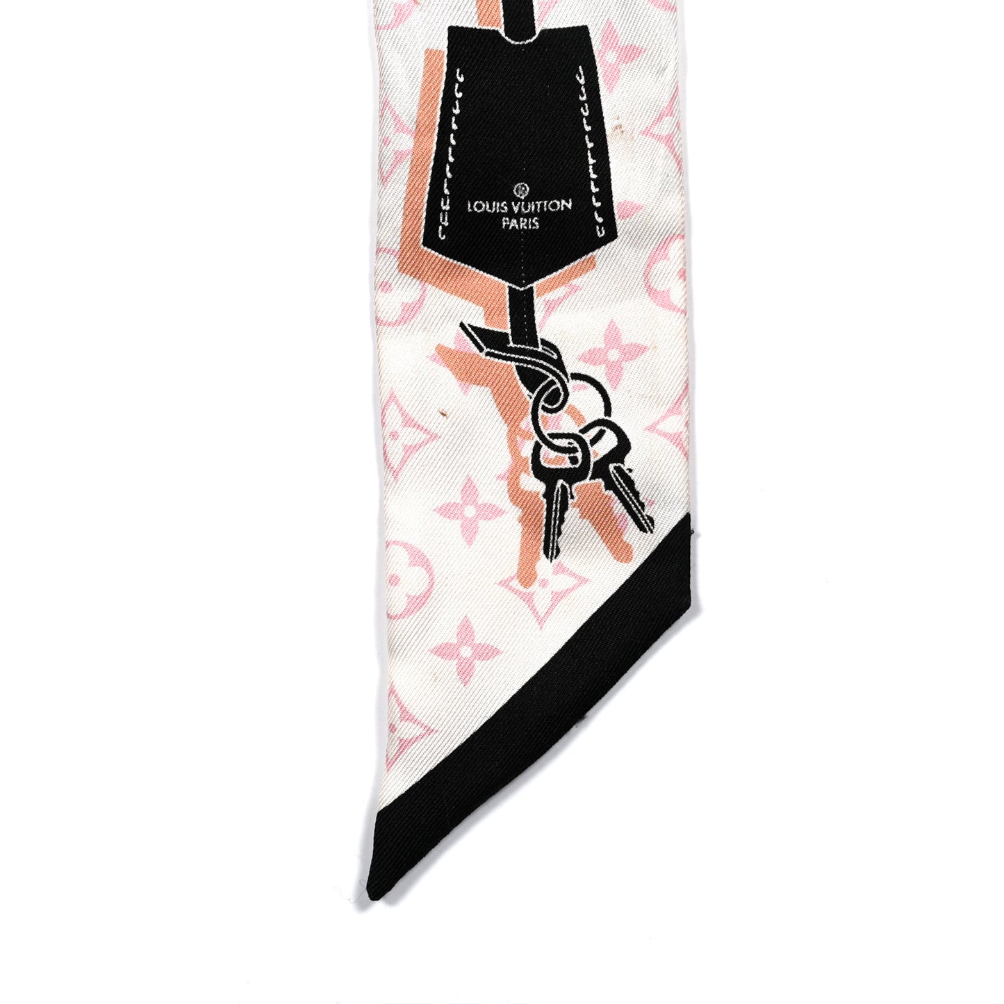 Silk Monogram Rising Confidential BB Bandeau Black Rose