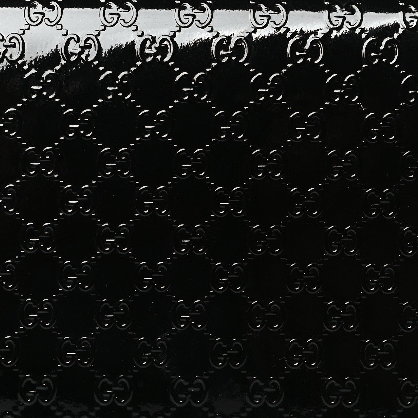 Patent Microguccissima Small Broadway Clutch Black