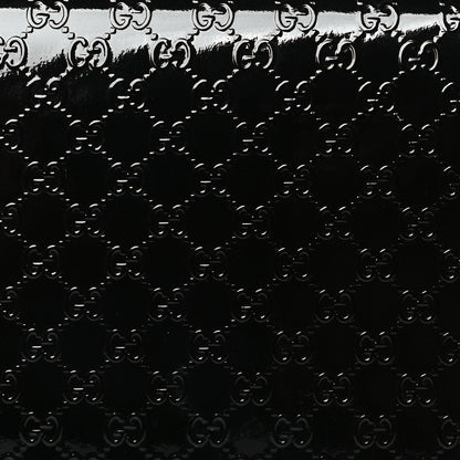 Gucci Patent Microguccissima Small Broadway Clutch Black 8 of 9