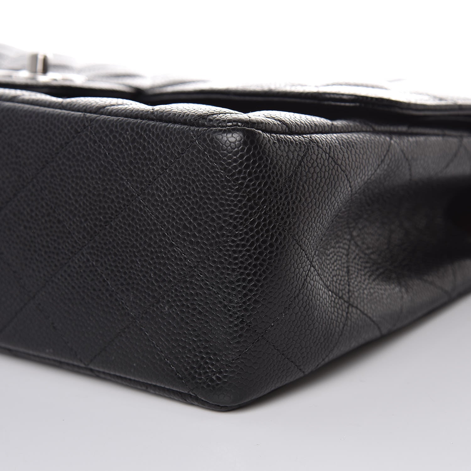 Chanel Caviar Quilted Jumbo Double Flap Black 8 of 8