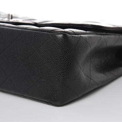 Chanel Caviar Quilted Jumbo Double Flap Black 8 of 8