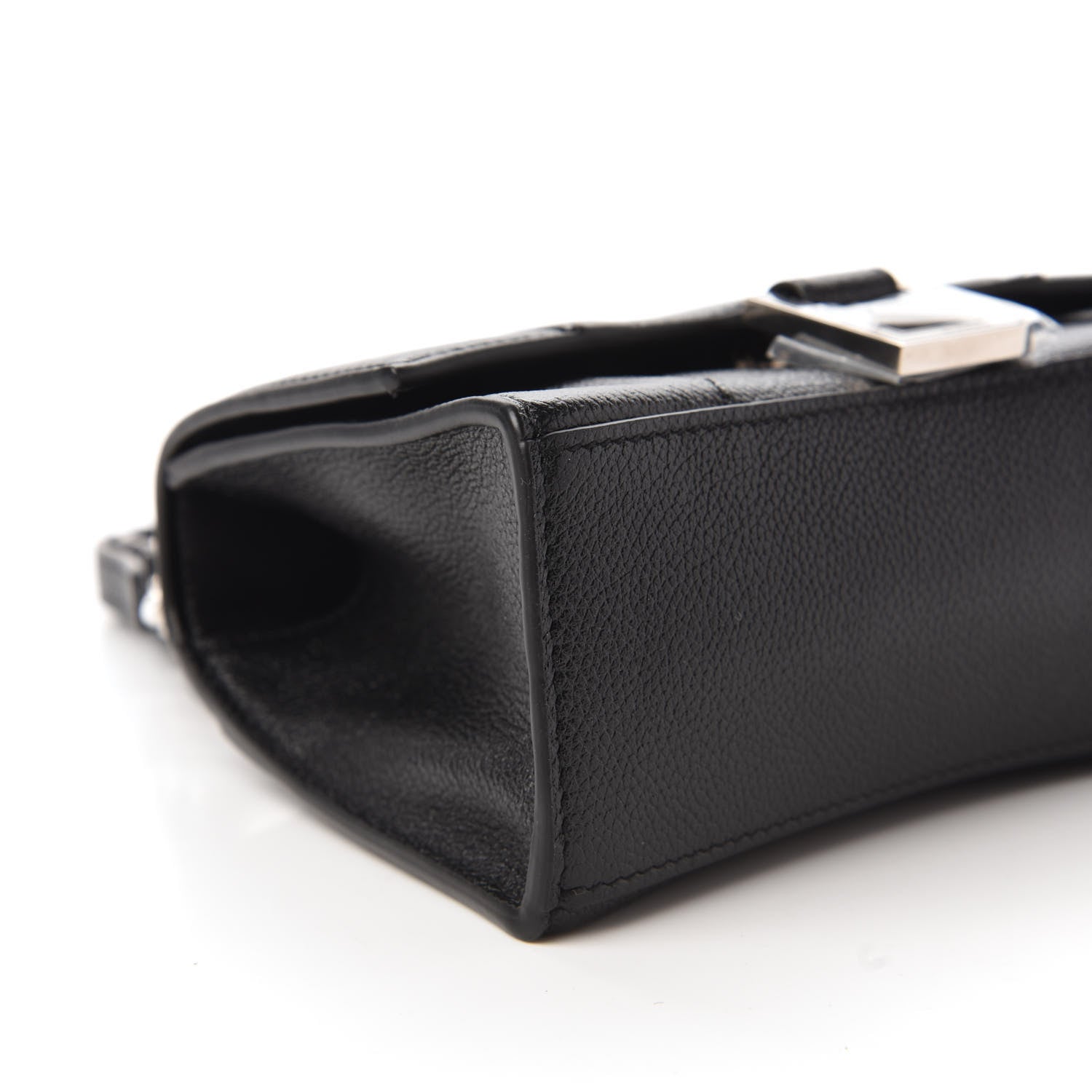 Balenciaga Grained Calfskin Hourglass Top Handle Bag XS Black 6 of 10