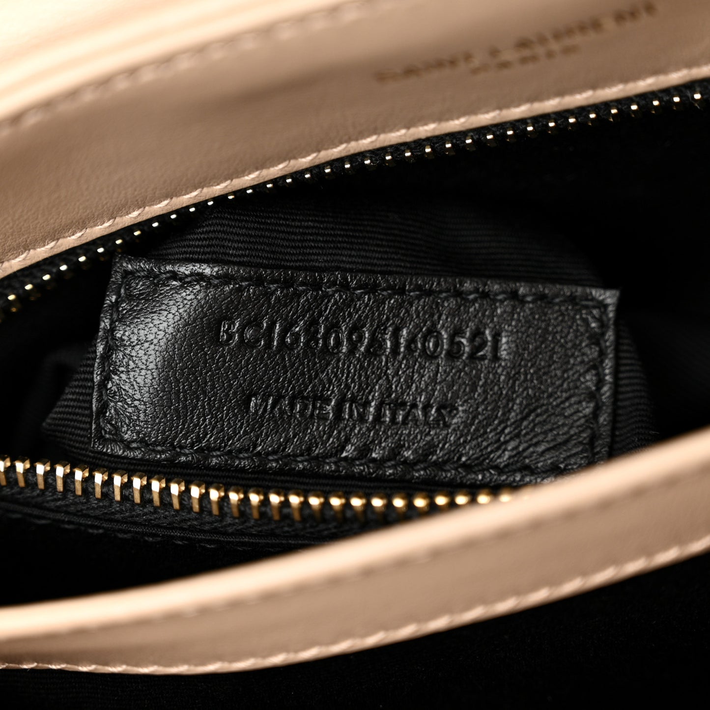 Calfskin Y Quilted Monogram Toy Loulou Crossbody Bag Dark Beige