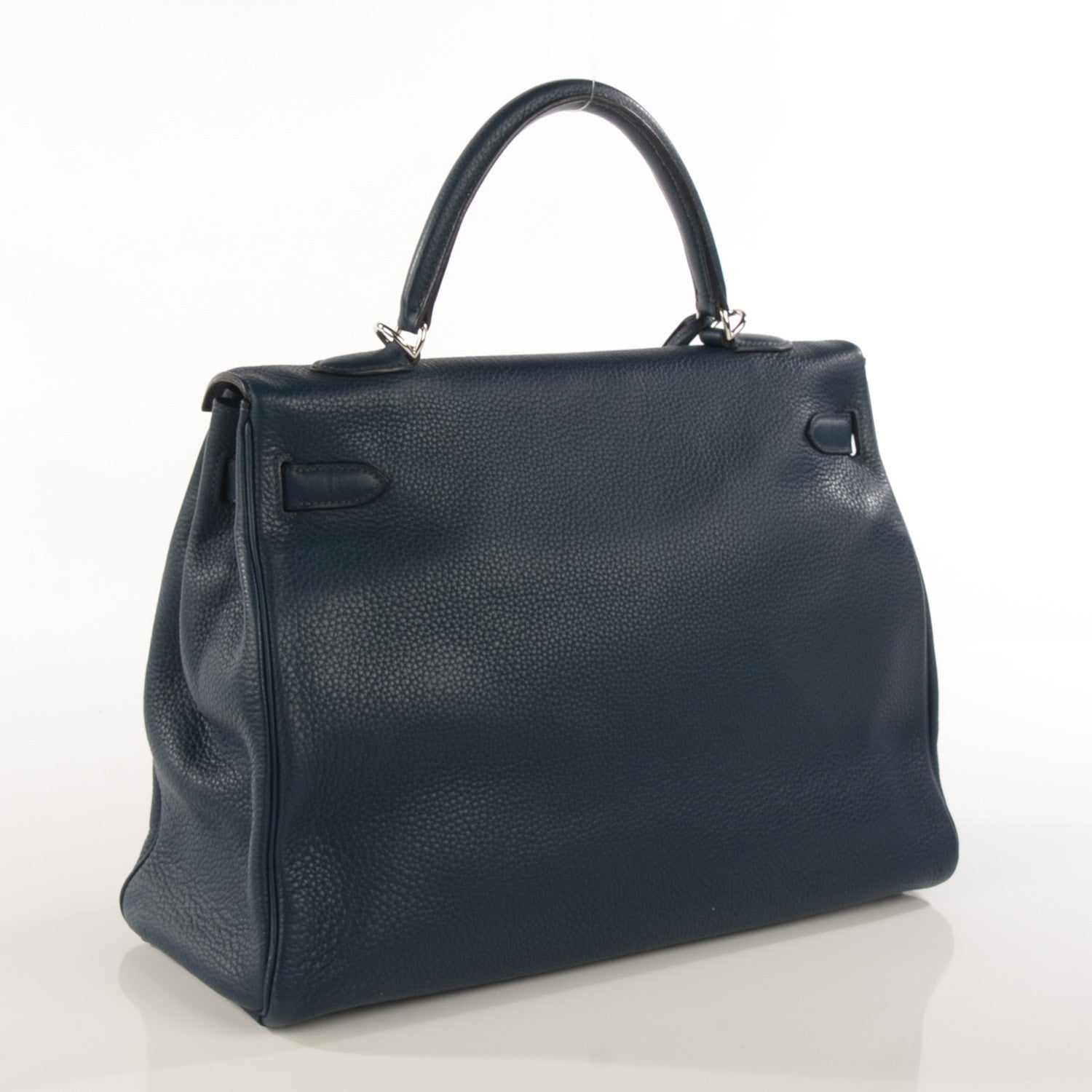 Hermes Taurillon Clemence Kelly Retourne 35 Bleu De Prusse 3 of 23