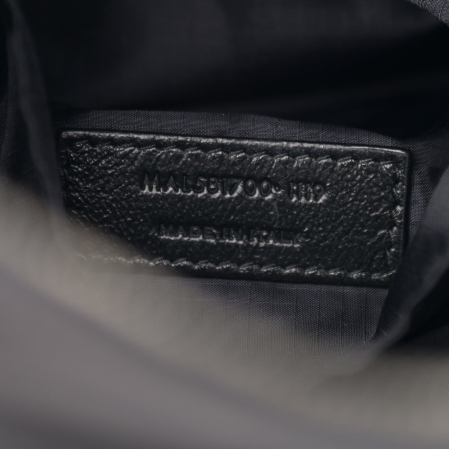 Canvas Sid Messenger Bag Black