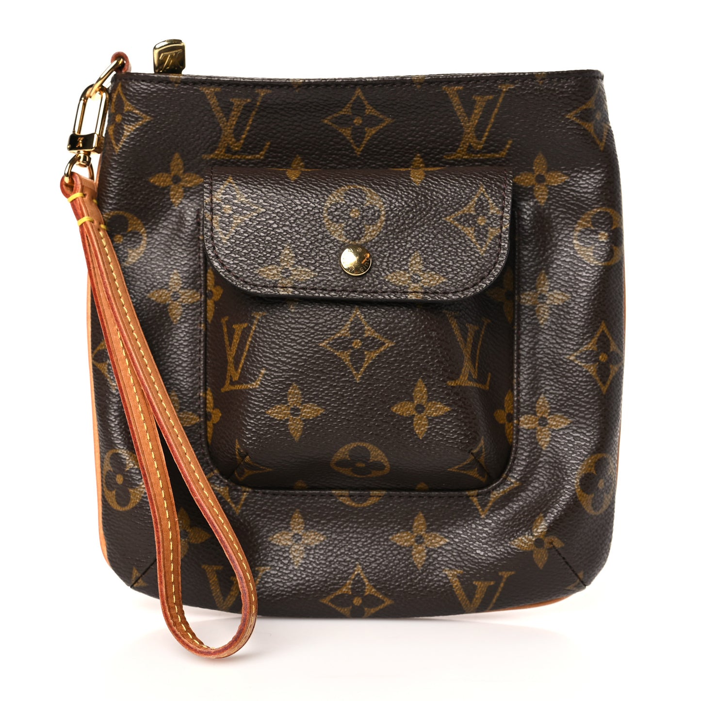 Monogram Partition Wristlet