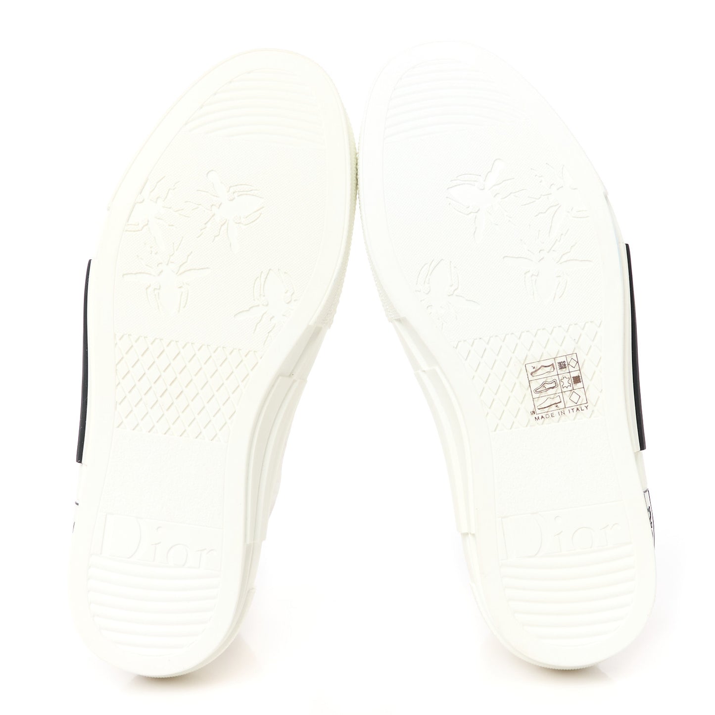 Technical Canvas Oblique B23 High Top Sneakers 37.5 White