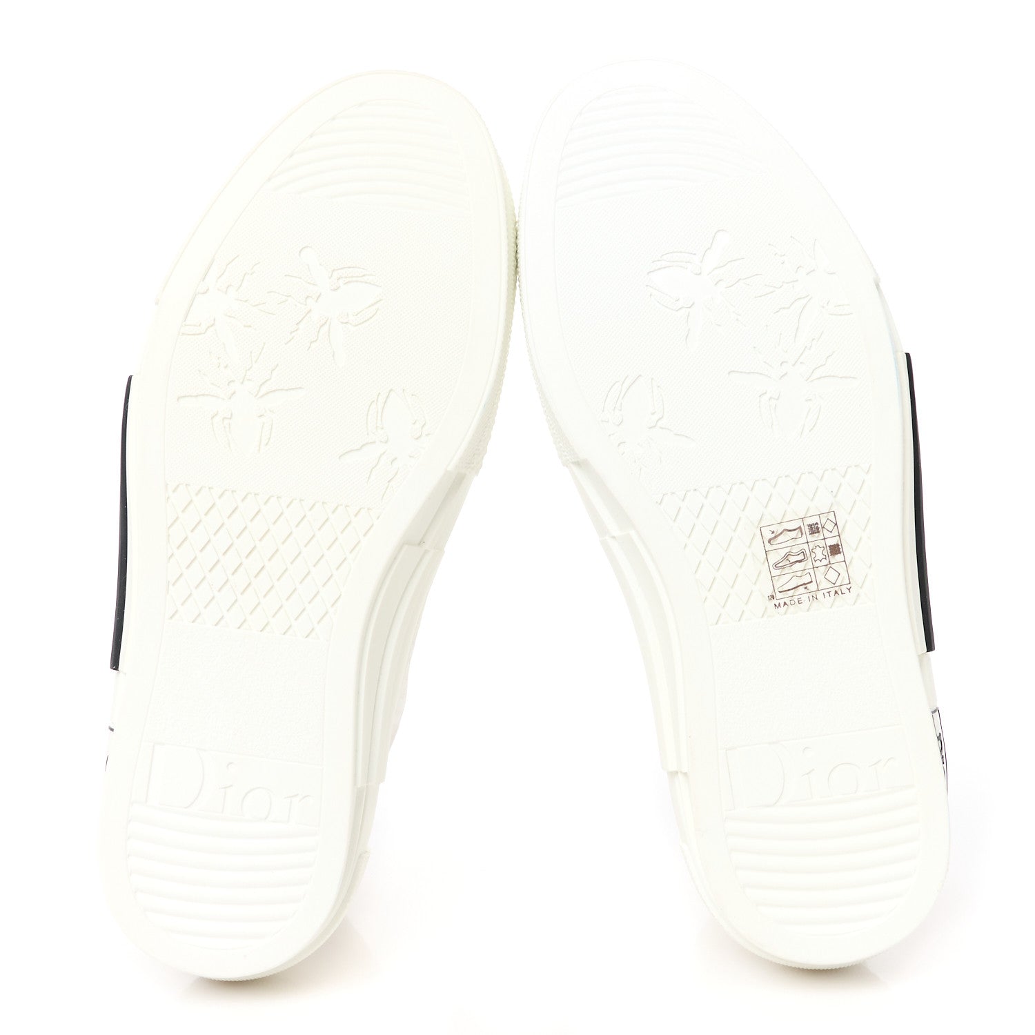 Christian Dior Technical Canvas Oblique B23 High Top Sneakers 37.5 White 5 of 11