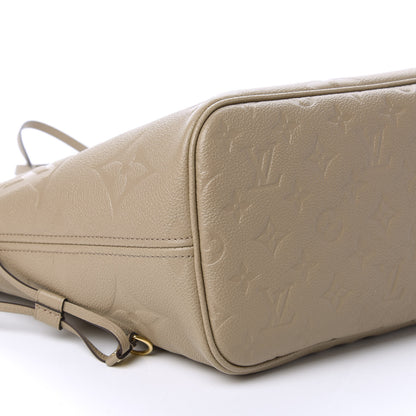 Louis Vuitton Empreinte Monogram Giant Neverfull MM Tourterelle 6 of 10