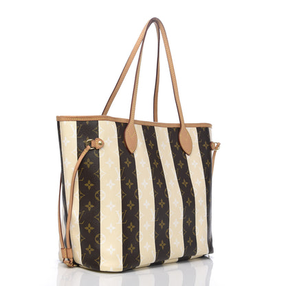 Louis Vuitton Monogram Rayures Neverfull MM 3 of 16