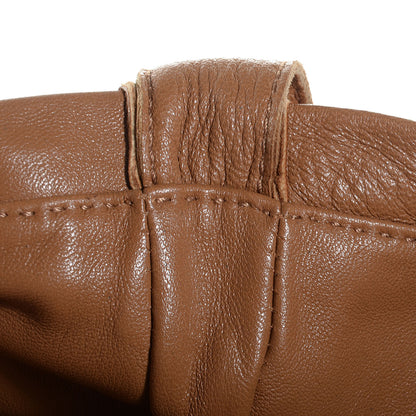 Hermes Milo Lambskin Clou De Selle Pouch Gold 8 of 9