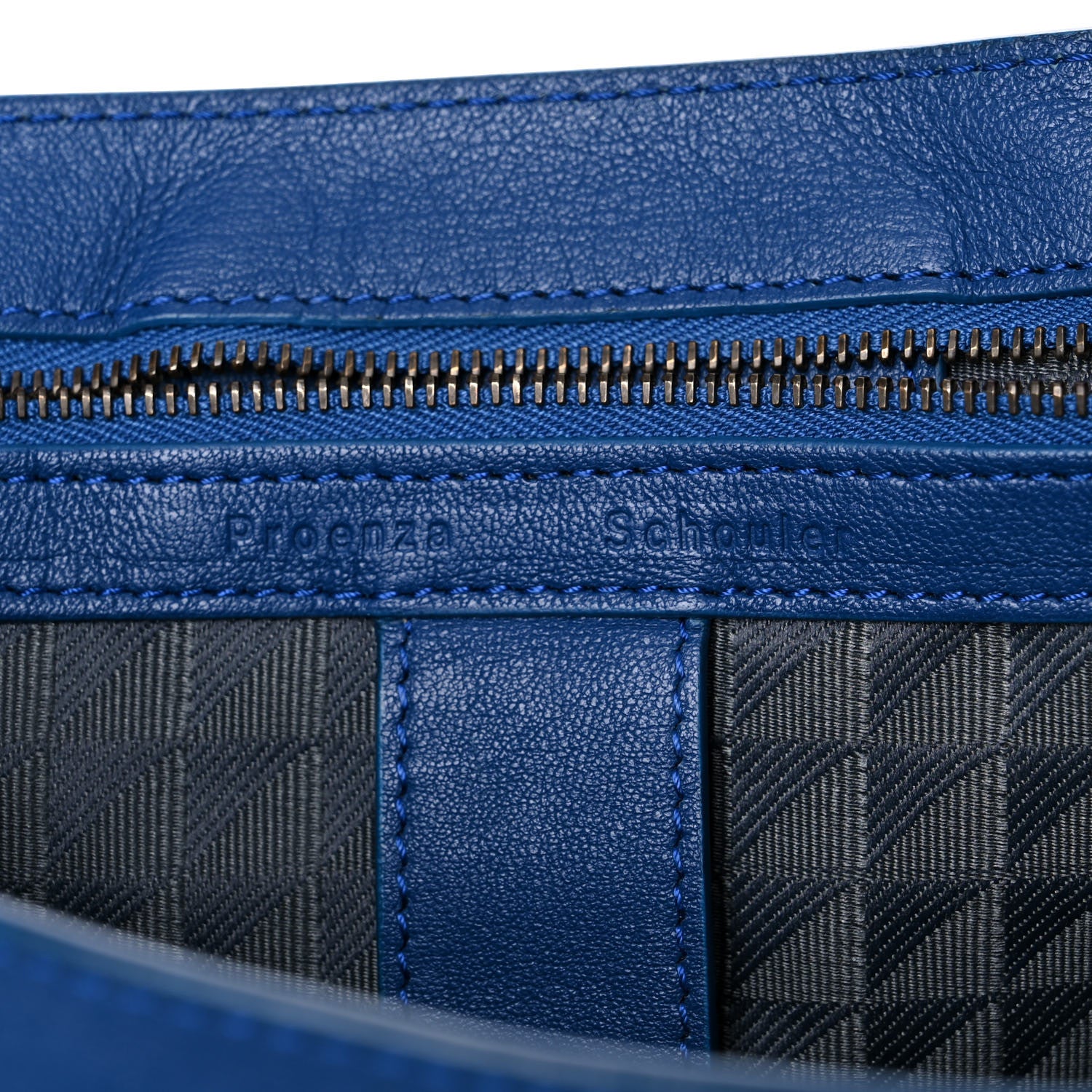 Proenza Schouler Lambskin Medium PS1 Satchel Blue 6 of 22