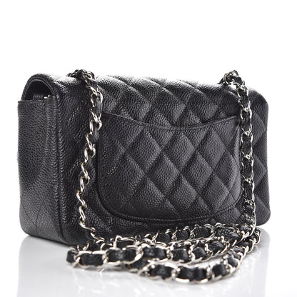 Chanel Iridescent Caviar Quilted Mini Rectangular Flap Black 3 of 8