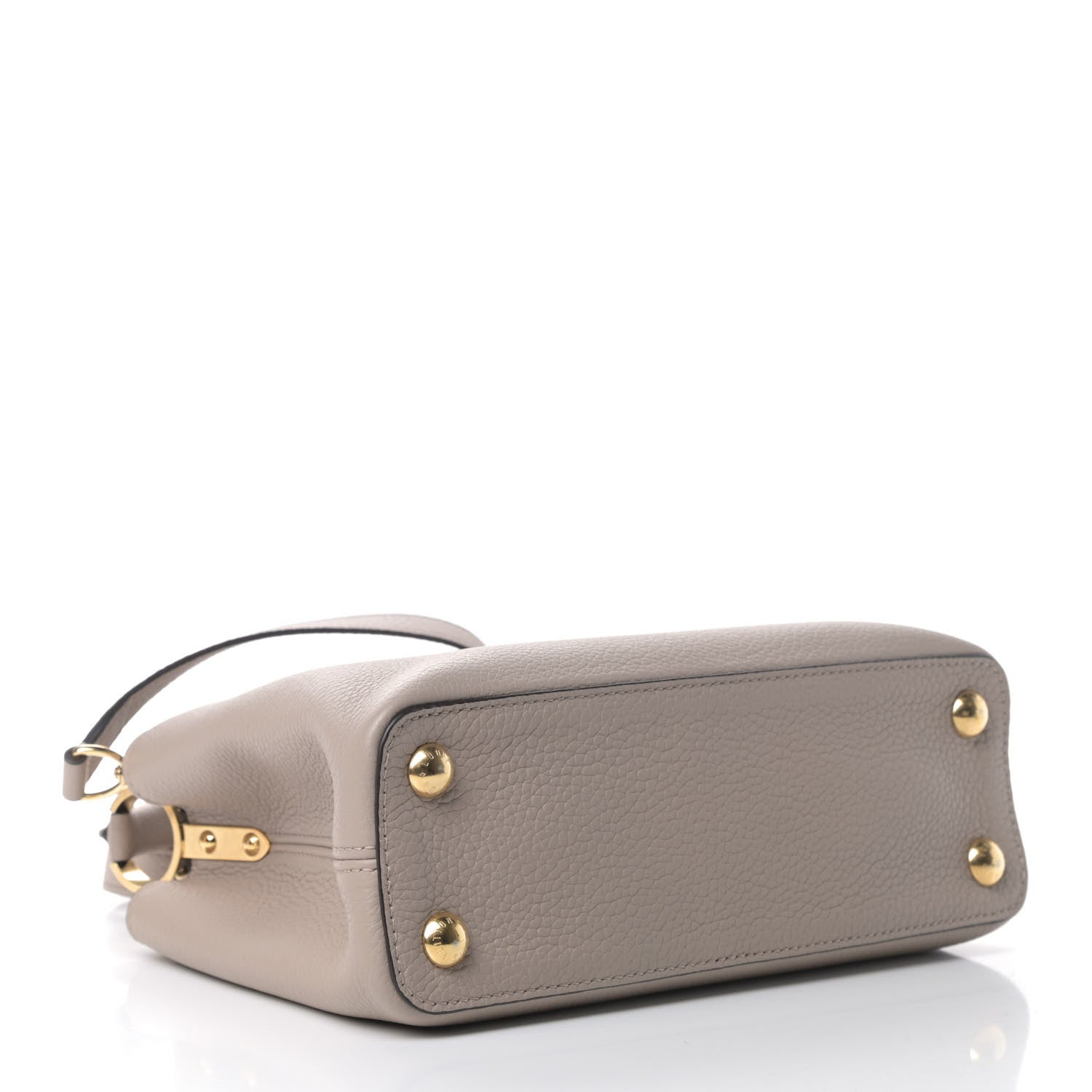 Louis Vuitton Taurillon Capucines BB Galet 3 of 4