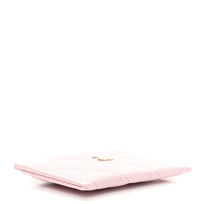 Chanel Caviar Quilted Card Holder Light Pink 4 of 9