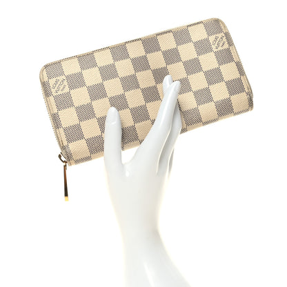 Louis Vuitton Damier Azur Zippy Wallet 2 of 10