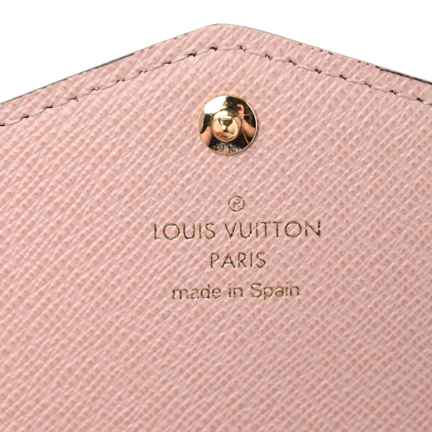 Louis Vuitton Damier Ebene Sarah Wallet NM Rose Ballerine 6 of 7