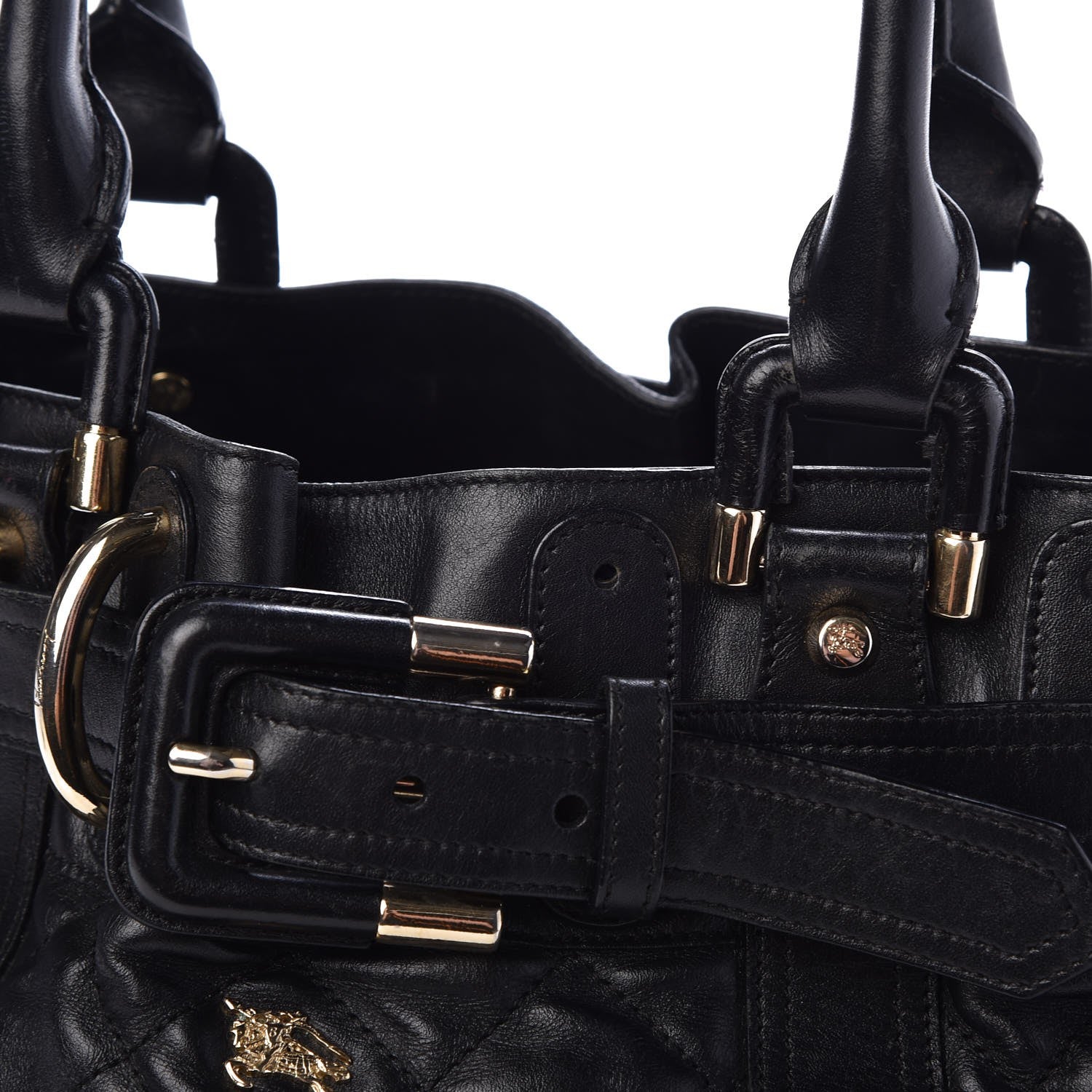 Burberry Calfskin Quilted Baby Beaton Black 15 of 20