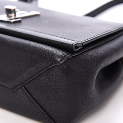 Louis Vuitton Calfskin Lockme II Chain Bag BB Black 10 of 14
