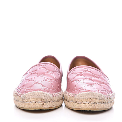 Gucci Guccissima Signature Espadrilles 40.5 Rose Baby Candy 2 of 7