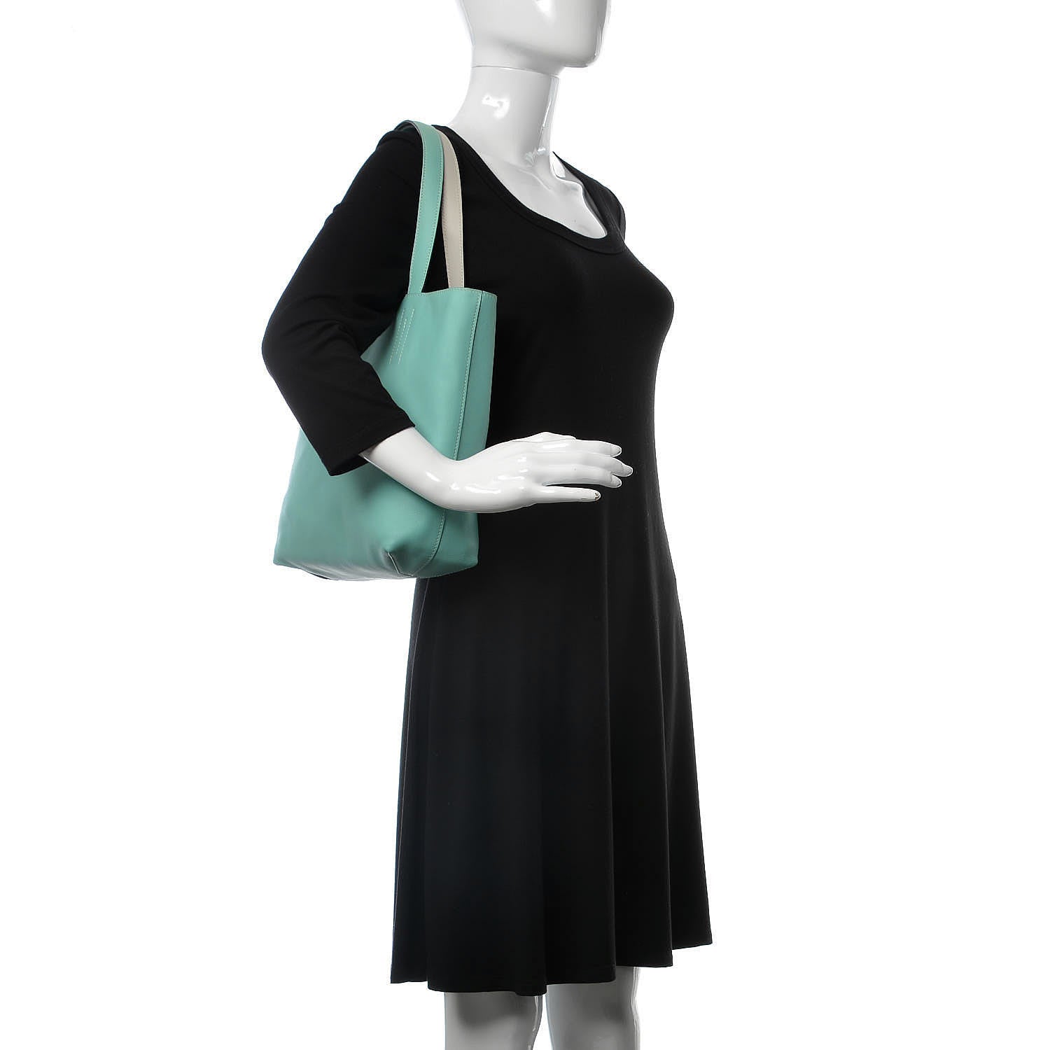 Hermes Veau Sikkim Double Sens 30 Reversible Tote Colvert Gris Perle Lagon 2 of 10