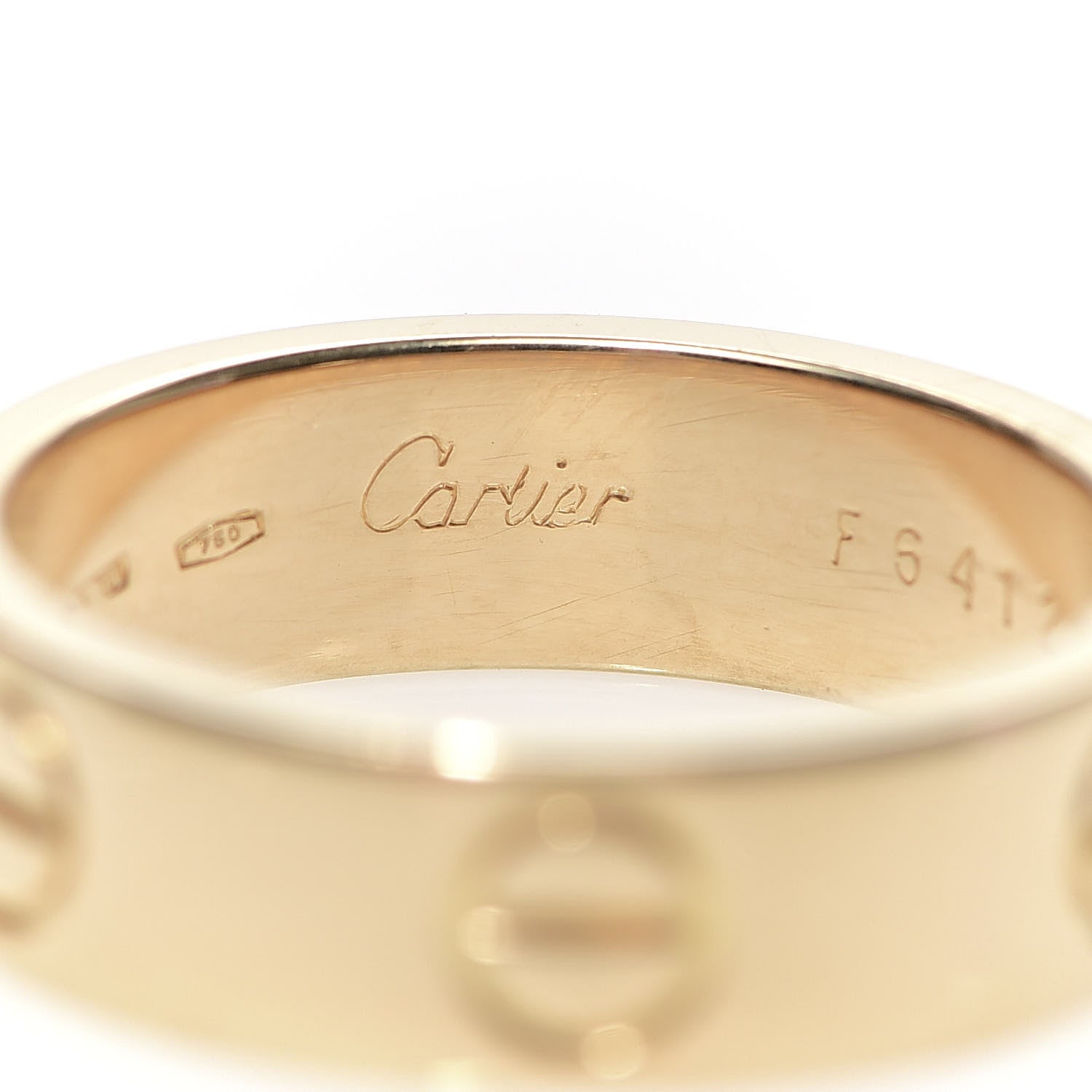 Cartier 18K Yellow Gold 5.5mm LOVE Ring 52 6 4 of 5