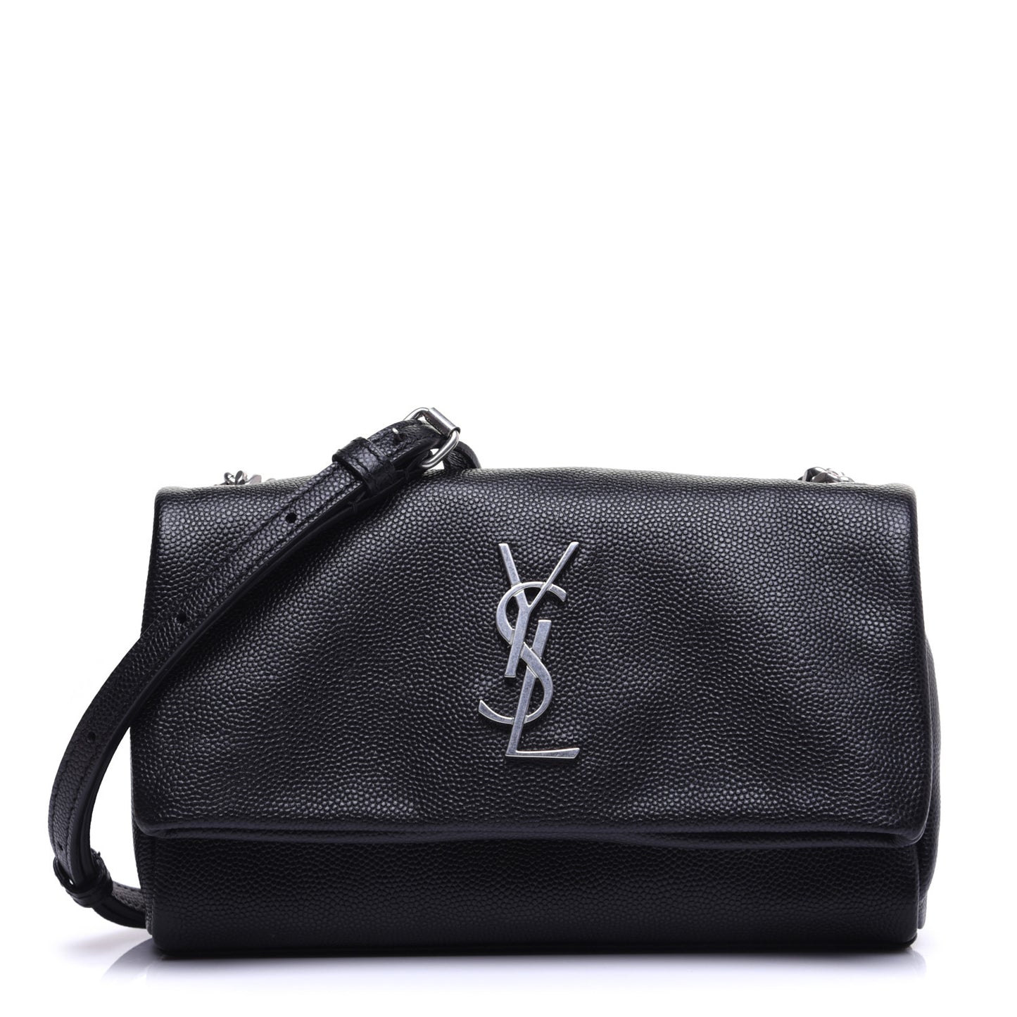 Grain De Poudre Monogram Toy West Hollywood Fold-Over Bag Black