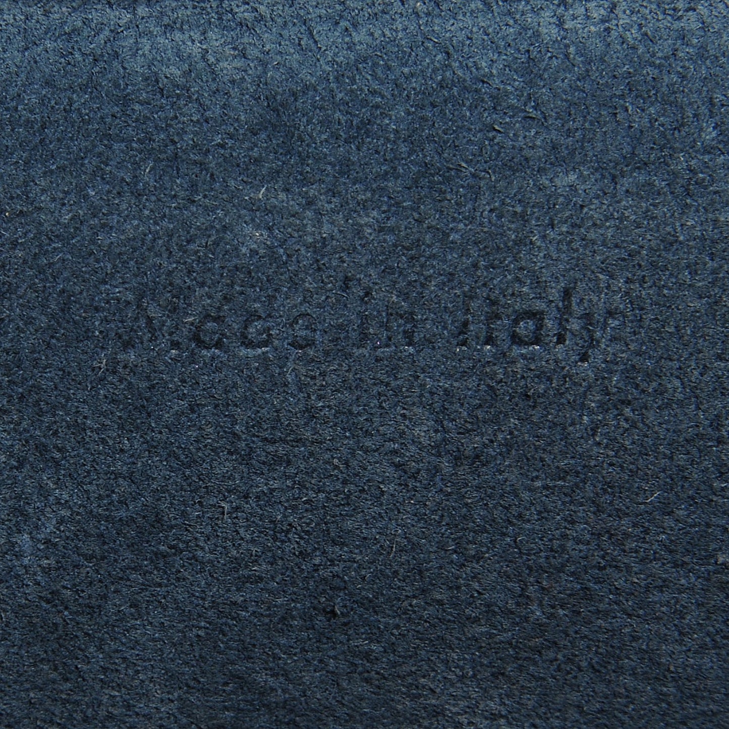 Grained Calfskin Tie Knot Small Tote Denim