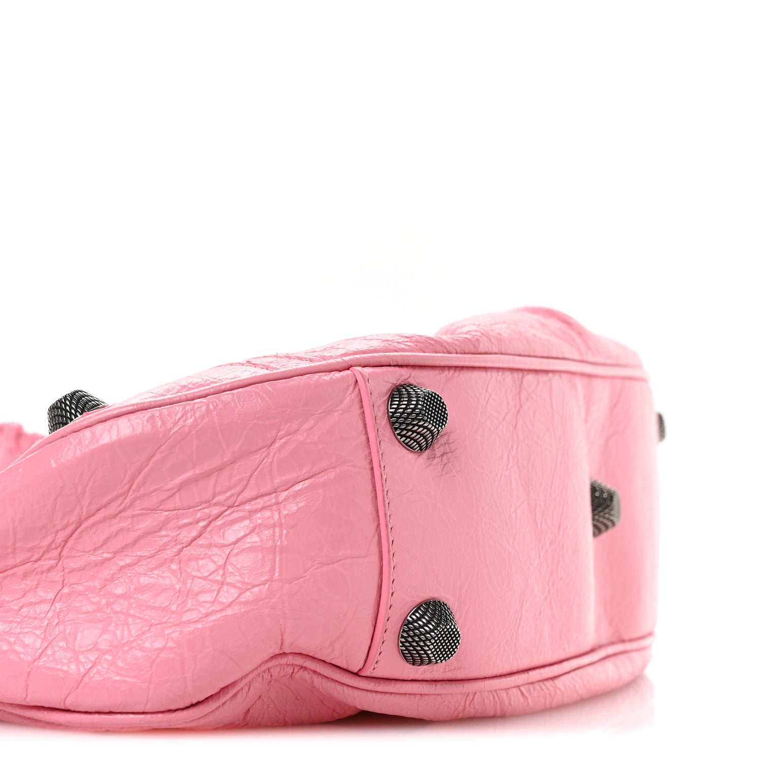 Balenciaga Agneau Arena Small Le Cagole Shoulder Bag Sweet Pink 10 of 11