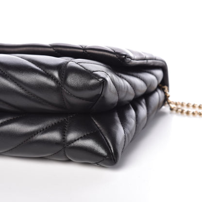 Lanvin Lambskin Quilted Mini Sugar Flap Shoulder Bag Black 6 of 8