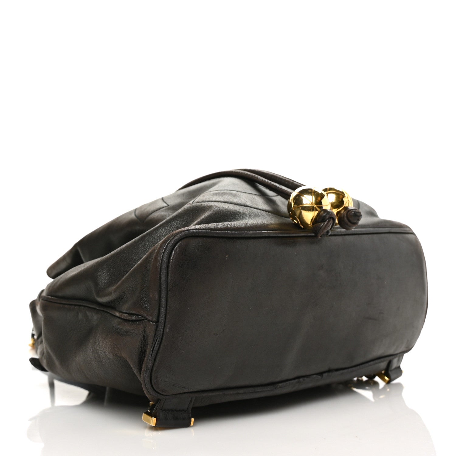 Chanel Lambskin CC Drawstring Backpack Brown 4 of 10