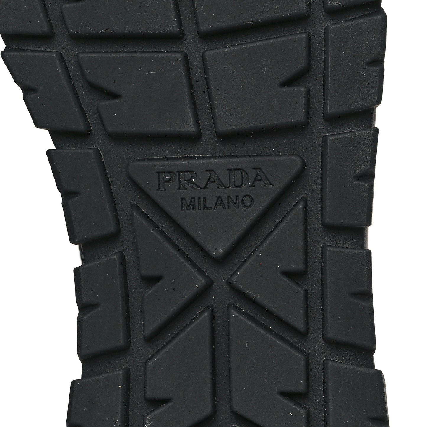 Paillettes Triangle Logo Double Wheel 50mm Sneakers 39 Black