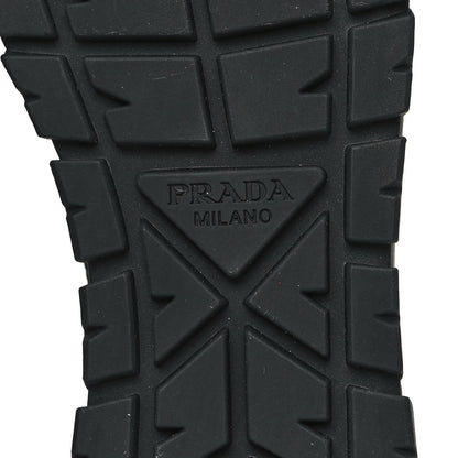 Prada Paillettes Triangle Logo Double Wheel 50mm Sneakers 39 Black 7 of 10