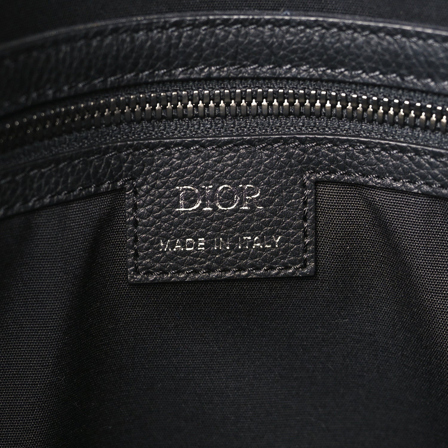 Christian Dior Oblique Saddle Tote Beige Black 6 of 10